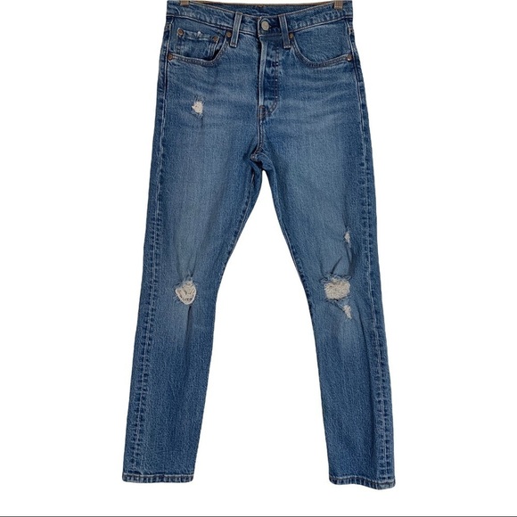Levi's 501 High Rise Skinny Jeans Size 26 - Picture 1 of 8